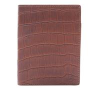Esquire Dallas Croco Portrait Wallet Brown