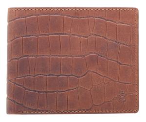 Esquire Dallas Croco Wallet Brown