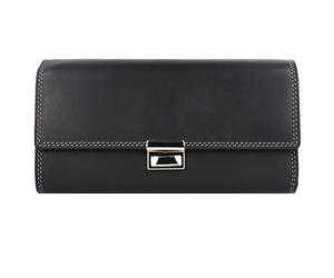 Esquire Dallas Kellnerbörse Leder 18 cm schwarz
