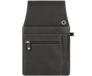 Esquire Dallas Kellnertasche Leder 15,5 cm schwarz