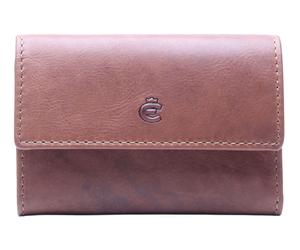 Esquire Dallas Key Case Six Hooks Brown