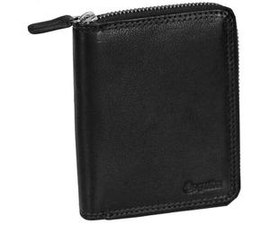 Esquire Duo Damengeldbörse I Leder 10 cm schwarz