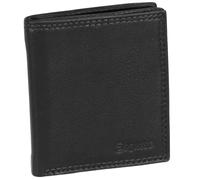 Esquire Geldbörse Duo S Leder 8,5 cm Schwarz