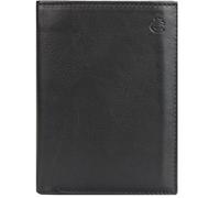 Esquire Eco Visitenkartenetui Leder 9 cm schwarz