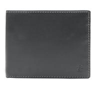 ESQUIRE - Esquire Dallas Scheintasche mit verdeckten Kartenfächern echt Leder schwarz Schwarz