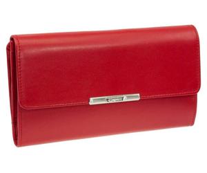 ESQUIRE - Esquire Helena Damenbörse mit RFID echt Rindleder rot Rot