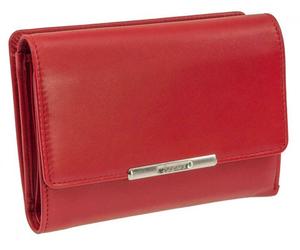 ESQUIRE - Esquire Helena Damenbörse mit RFID echt Rindleder rot Rot