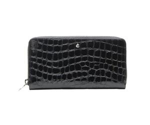 ESQUIRE - Esquire Portemonnaie 14CC Nizza 73 Lackleder, Schwarz