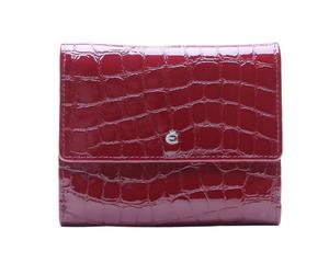 Esquire Geldbörse 13CC Nizza 73 Lackleder, Rot