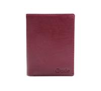 Esquire Peru Geldbörse RFID Leder 9,5 cm rot