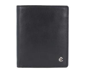 Esquire Harry Kreditkartenetui Leder 8 cm schwarz