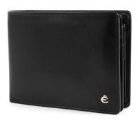 Esquire Harry Geldbörse Leder 12 cm schwarz