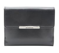 Esquire Damen Geldbörse Helena RFID Leder 12 cm Schwarz
