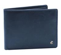 Esquire Herren Wallet Bi-Fold Wallet, Blue 03, 12 x 9 cm