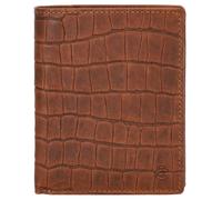 Esquire Croco Geldbörse RFID Schutz Leder 9.5 cm braun (047812-02)