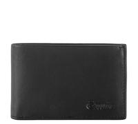 Mini Scheintasche kleine Geldbörse Esquire New Silk Schwarz Minigeldbeutel Leder