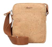 Esquire Kork Umhängetasche 18 cm braun