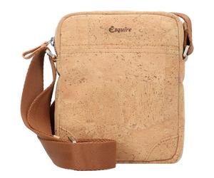 Esquire Kork Umhängetasche 18 cm braun