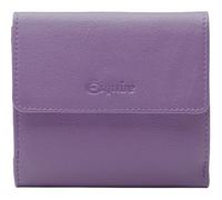 Esquire Leder Geldbörse Peru Lady Wallet Lilac Flieder