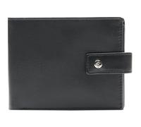 Esquire Leder Geldbörse Rome Scheintasche Black schwarz