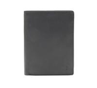 Esquire Linkshänder-Geldböse 12CC Logo 10, Schwarz