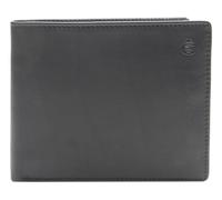 Esquire Scheintasche quer schwarz Kalbleder