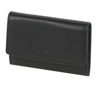 Esquire Logo Geldbörse I Leder 9,5 cm schwarz