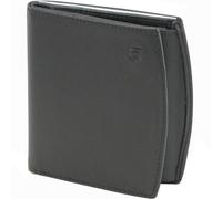 Esquire Logo Geldbörse Leder 9 cm schwarz