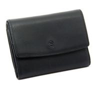 Esquire Logo Geldbörse VI Leder 11,5 cm schwarz