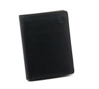 Esquire Logo Hochformatbörse Kompakt Schwarz