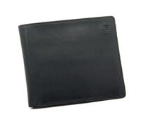 Esquire Logo Geldbörse II Leder 12 cm schwarz