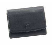 Esquire Logo Geldbörse I Leder 10 cm schwarz