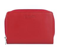 Esquire New Silk Geldbörse Leder 10 cm rot