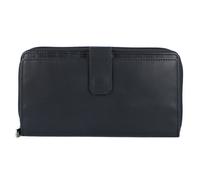 Esquire New Silk Geldbörse Leder 19 cm schwarz