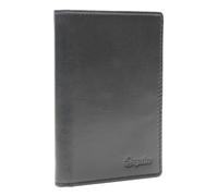 Esquire New Silk Passport Card Holder Black
