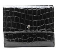 Esquire Geldbörse Nizza 73 13CC RFID-Schutz Lackleder Schwarz 12,5 cm