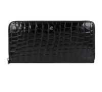 Esquire Portemonnaie 14CC Nizza 73 Lackleder, Schwarz