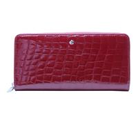 Esquire Nizza Long Zip Around Wallet Red