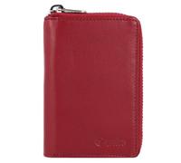 Esquire Oslo Nappa Geldbörse RFID Leder 8 cm rot