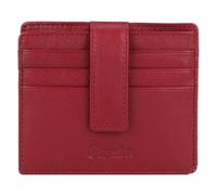 Esquire Oslo Nappa Kreditkartenetui RFID Leder 9,5 cm rot