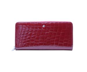 Esquire Portemonnaie 14CC Nizza 73 Lackleder, Rot