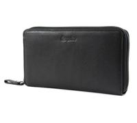 Esquire Primavera Zip Around Wallet Black