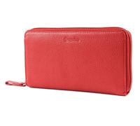 Esquire Primavera Zip Around Wallet Red