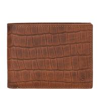 Esquire Dallas Croco Wallet Brown 