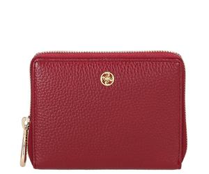 Esquire Reißverschlussbörse Damen Alexandria rot