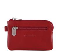 Esquire Schlüsseletui New Silk mit Reißverschlussfach hochrot