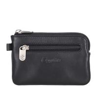 Esquire Schlüsseletui New Silk mit Reißverschlussfach schwarz