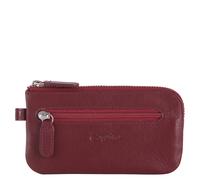 Esquire Viktoria Schlüsseletui Leder 12 cm rot