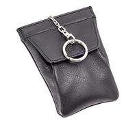 Esquire Schlüsseletui Logo 2020 339610 Leder Schwarz 8 cm