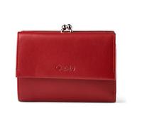 Esquire Geldbörse Silk 02 – Leder, RFID-Schutz, 13 cm – Rot
